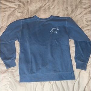Shelly Cove Crewneck Sweatshirt, Small, Light Blue.